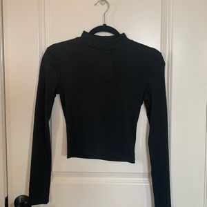 Black Long Sleeve Top